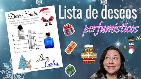 Querido Santalista De Deseos Navideños ¿más Perfumes 🎁 Youtube