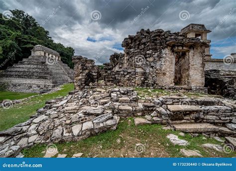 Archaeological Site of Palenque, Mexico Stock Photo - Image of artifacts, mesoamerica: 173230440