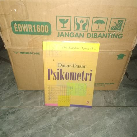 Jual Dasar Dasar Psikometri Drs Saifuddin Azwar Ma Shopee Indonesia
