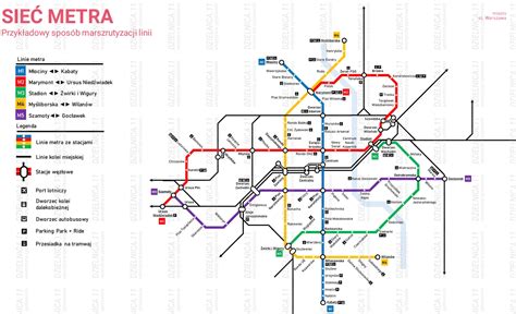 Warszawa będzie miała aż pięć linii metra Możliwe że jedna z nich