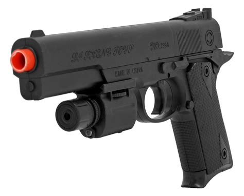 Airsoft Pistol Handgun - Black With Laser | Property Room