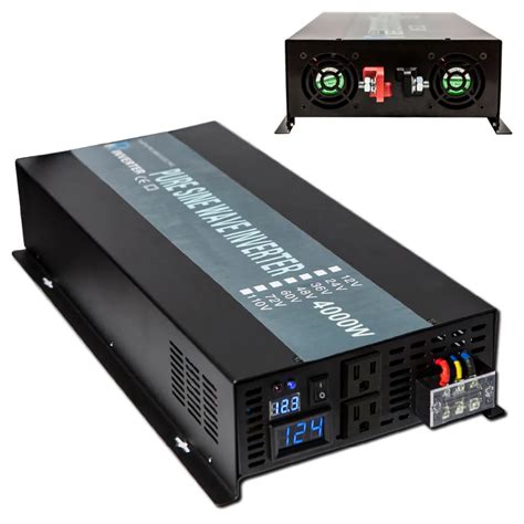 Solar Inverter Pure Sine Wave Inverter 12v 220v 4000w Car Power Inverter 12v24v48v Dc To 110v