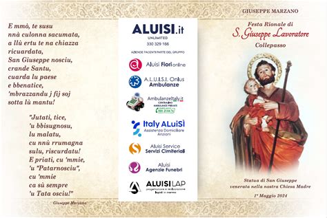 Rinviata a venerdì 3 maggio la Festa rionale di San Giuseppe Lavoratore