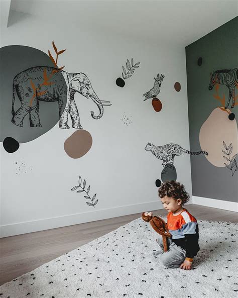 Muurdecoratie Kinderkamer By Diane Baby Room Paintings Stylish