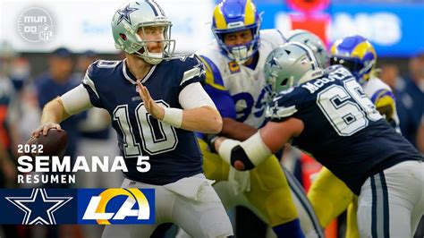 Dallas Cowboys vs. Los Angeles Rams | Semana 5 NFL | Resumen Highlights ...