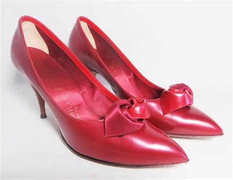 Elegant 1950s Stiletto Heel Shoes By Camille Designs