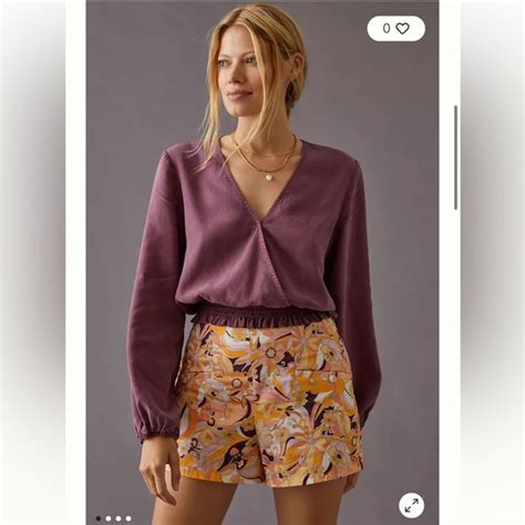 Anthropologie Tops Anthropologie Cloth And Stone Cropped Wrap