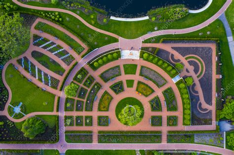 Aerial View Of Cantigny Park Wheaton Illinois Usa Stock Image