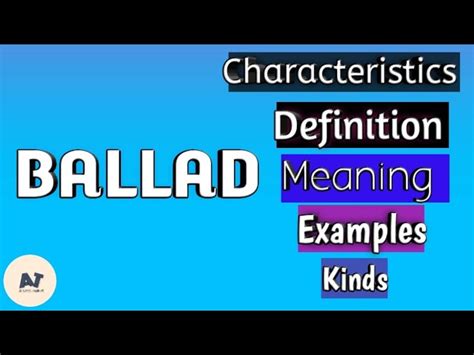 Ballad Poem Definition And Examples | Sitedoct.org