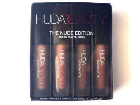 Huda Beauty The Nude Edition Liquid Matte Minis Lipstick Set Review