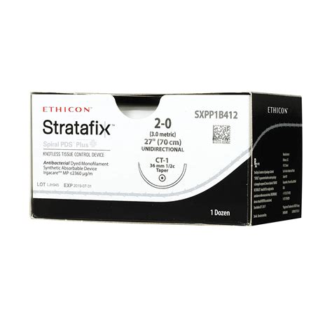 Ethicon Sxpp1b412 Stratafix™ Symmetric Pds Plus Suture