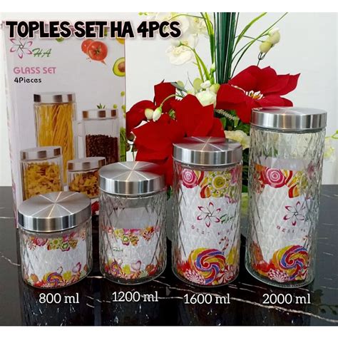 Jual Toples Set Kaca HA Shopee Indonesia