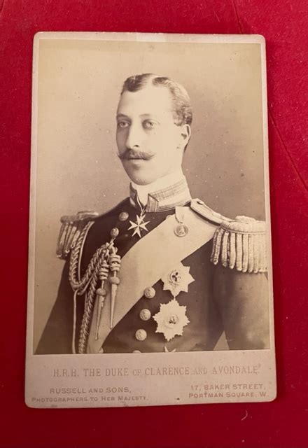 H R H Prince Albert Victor Duke Of Clarence And Avondale 1864 1892