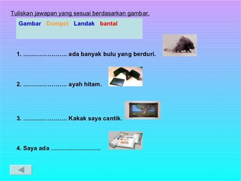 Latihan suai perkataan gambar