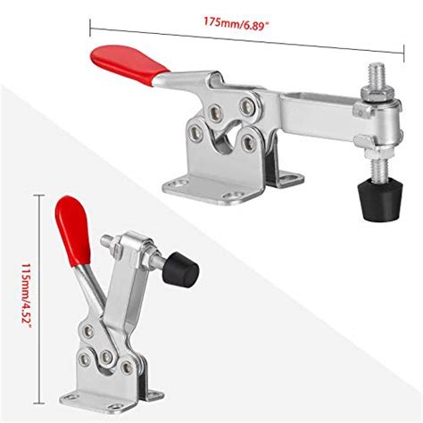 Accessbuy Toggle Clamp Heavy Duty Large Hold Down Clamp 225D 500Lbs