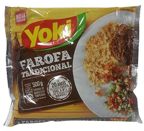 Yoki Farofa Pronta Seasoned Tapioca Flour 17 63 Ounce Grocery And Gourmet Food