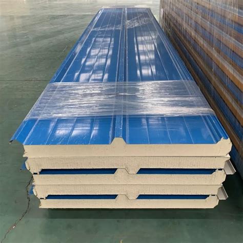 Double Layer Fireproof EPS PU PIR Rockwool Polyurethane Glasswool