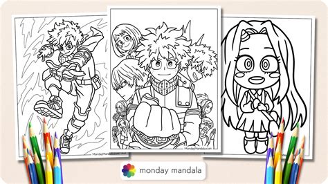 My Hero Academia Coloring Pages Free Pdf Printables