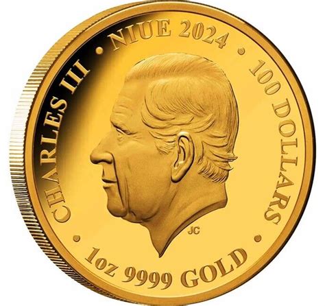 1 Oz Gold Niue 2024 Proof ZWERGPINGUIN Australien Bei Nacht