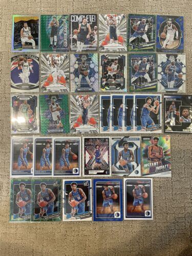 Dallas Mavericks Team Card Lot Of Rookies Inserts Modern Color