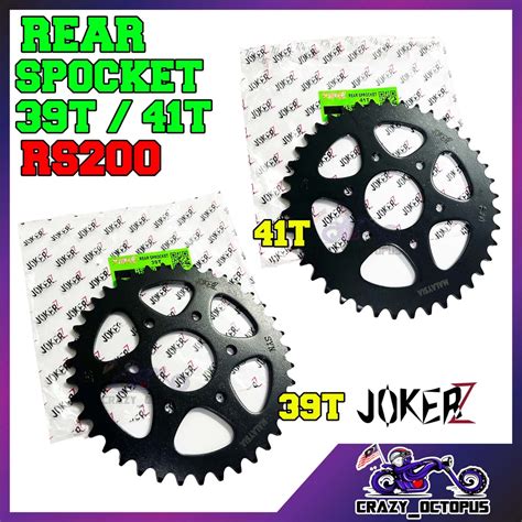 Modenas Pulsar Rs200 Rx200 Rear Front Sprocket 520 39t 41t Ns Rs Rx 200 Pulsar200 Ns200