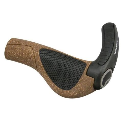 Poignées Ergon comfort GP3 L BioKork marron noir TU Cdiscount Sport