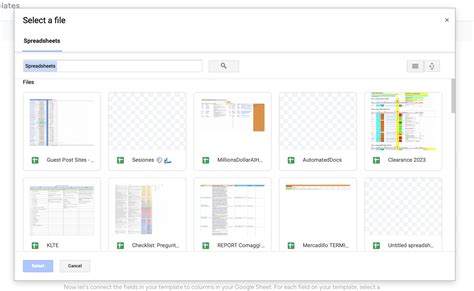 Google Sheets Integration Automated Docs