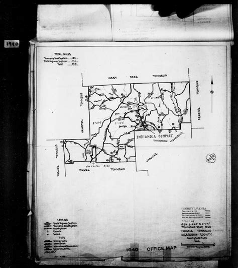 1940 Census Enumeration District Maps Pennsylvania Allegheny County Indiana Ed 2 41 Ed