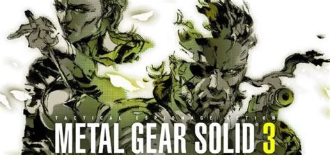 Un Remaster De La Trilogie Metal Gear Solid En Plus De MGS3 Remake