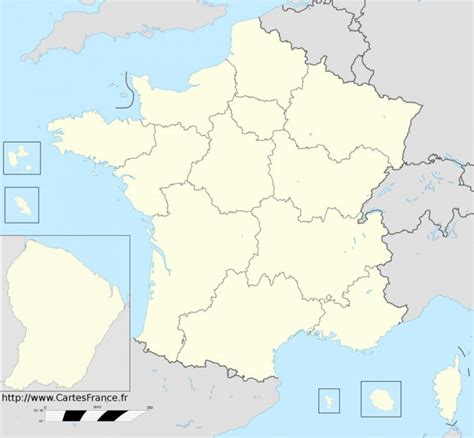 Carte De France Departement Carte Des Départements Français Pour