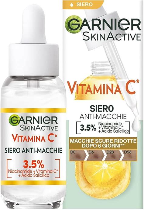 Garnier Siero Vitamina C Anti Macchie Illuminante E Rimpolpante