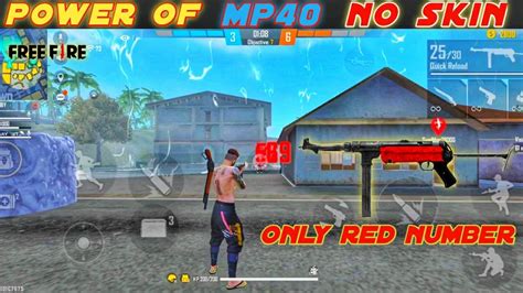 Mp40 Headshot Only Red Number Headshot Mp40 Garena Free Fire