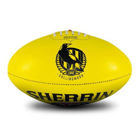 Afl Team Leather Ball Collingwood