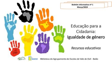 Calam O Educa O Para A Cidadania Igualdade De G Nero