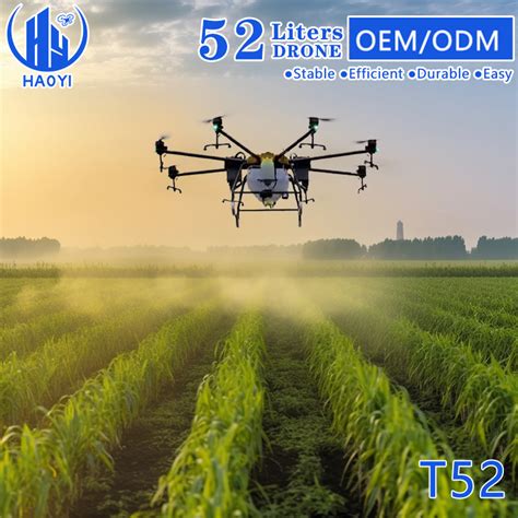 Wholesale 52 Liter Payload High Efficient Sensors GPS Crop Sprayer