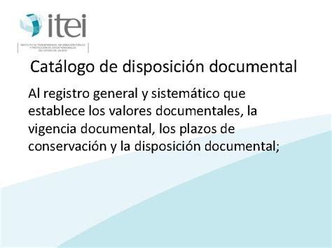 Ley General De Archivo Gestin Documental Conceptos Bsicos