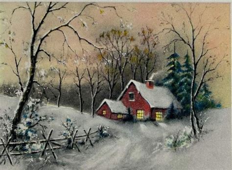 Pin By Clarence Jackson Jr On Snow Winter Landscape Painting