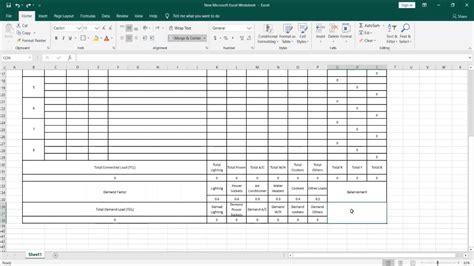 Create Your Own Db Distribution Board Load Panel Schedule Template