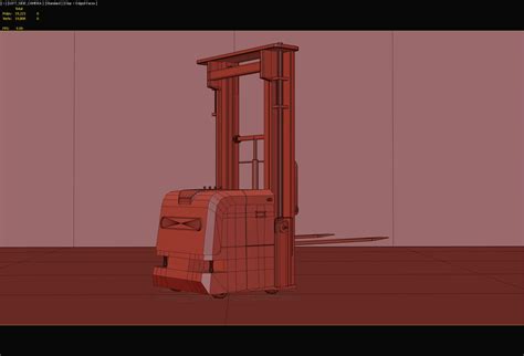 Agv Forklift D Model By Cgseller