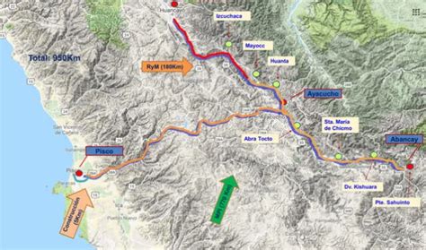 Carretera Longitudinal De La Sierra Unir Ica Apur Mac Ayacucho