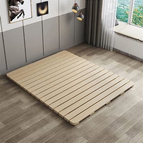 Lobotou Breathable Moisture Proof Bed Plate Guest Tatami Mat Wood Roll