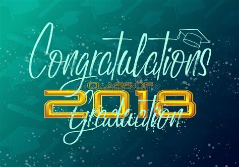 Lettering Set For Graduation Class Of 2019 Vector Text For Graduation