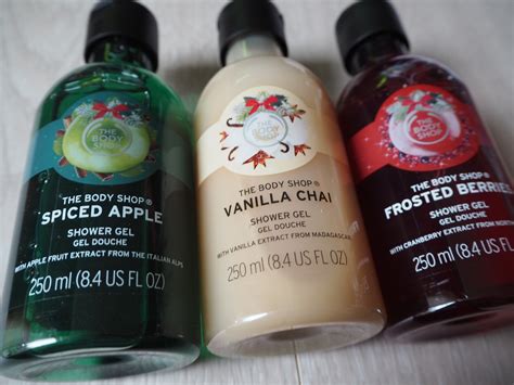 Review The Body Shop Festive Shower Gels Stylish London Living