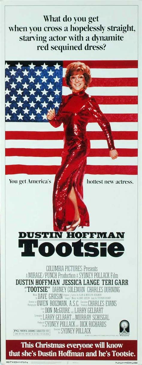 Tootsie Movie Poster Insert Style A 14 X 36 1982