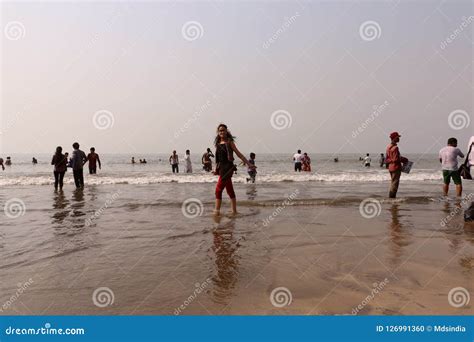 Juhu Beach, Mumbai Editorial Photo | CartoonDealer.com #83646281