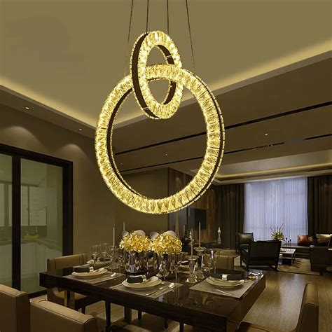 Nordic Modern Luxury Led K Crystal Chandelier Lighting Ceiling Hanging