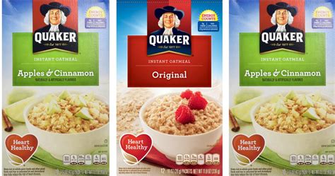 12 Pack Quaker Instant Oatmeal Express Cups $7.04 Shipped - Wheel N ...