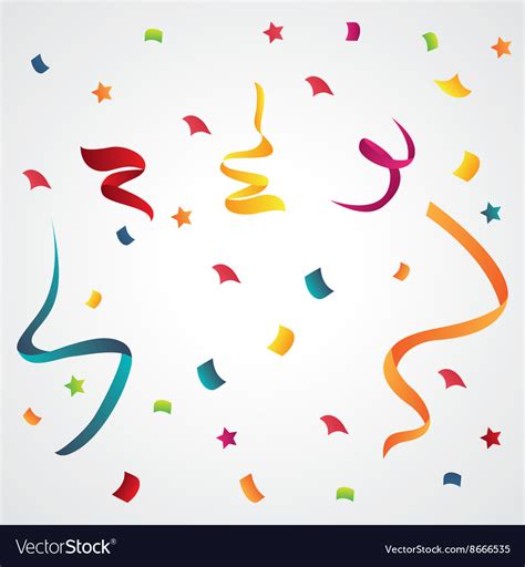 Happy birthday design confetti icon celebration Vector Image