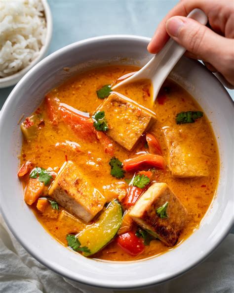 Thai Red Curry With Tofu Six Hungry Feet