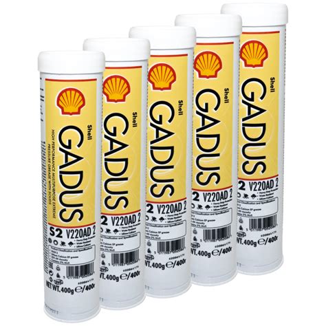 SHELL Multipurposegrease Gadus S2 V220AD 5 X 400 G Buy Online By MVH